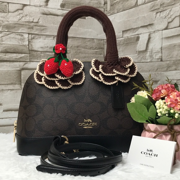 Coach Handbags - 👜2Pcs🌺 MINI SIERRA SATCHEL&CROCHET HANDLE COVERS